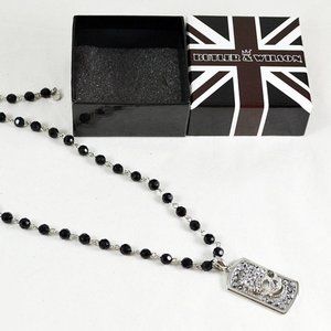 Butler and Wilson Crystal Winged Heart Necklace Small Butler and Wilson Crystal Winged Heart Necklace Small